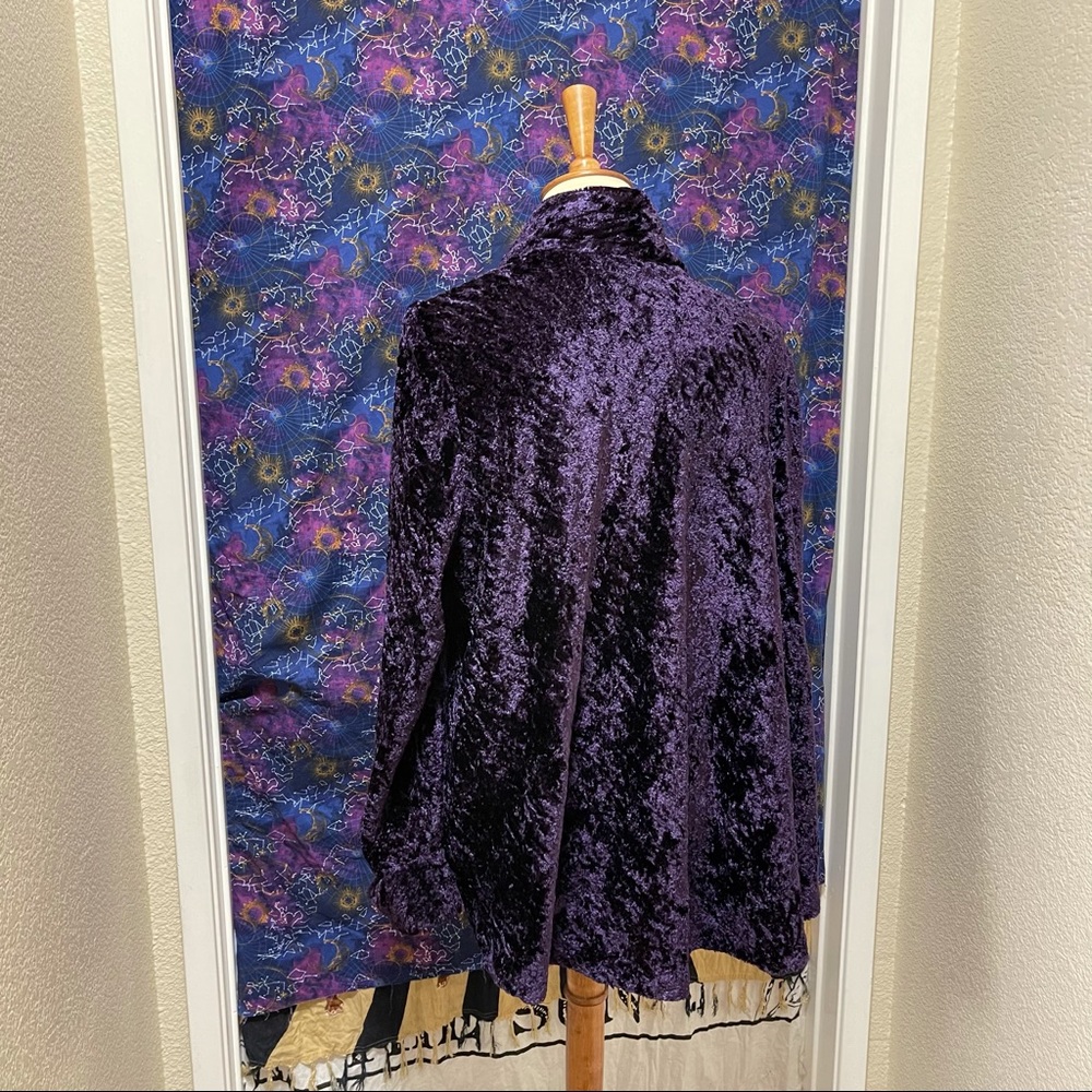 🌈 Amazing mystic Vintage velvet cardigan - Picture 5 of 11